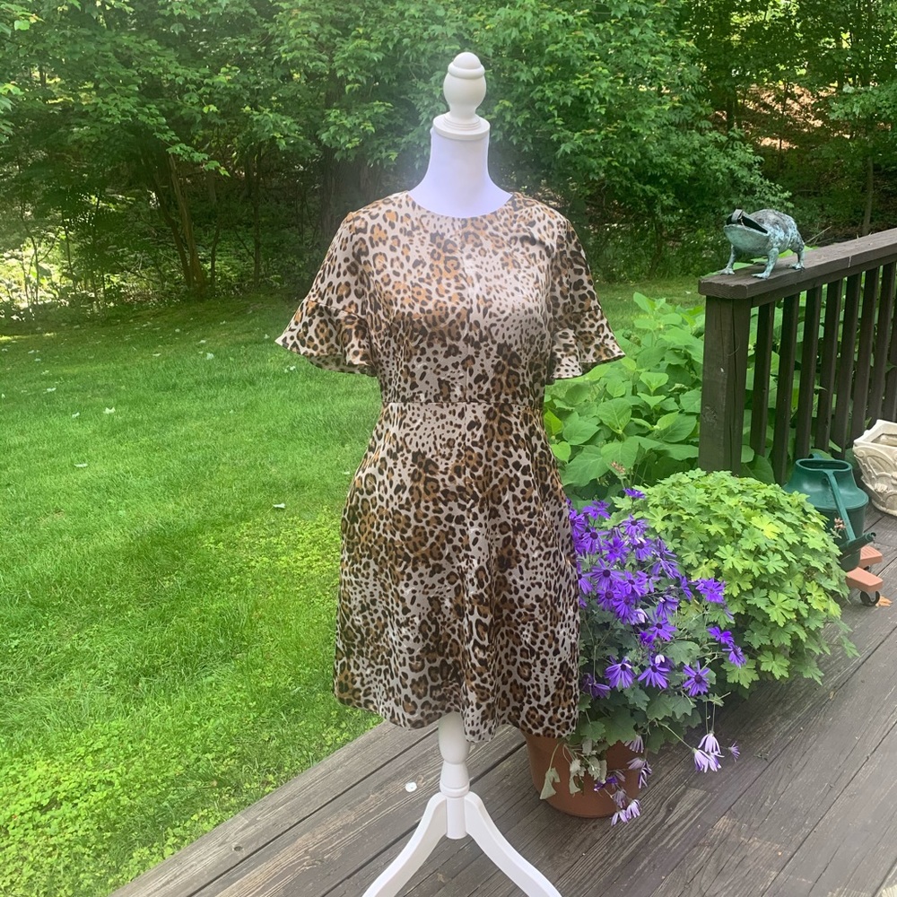 Banana Republic animal print dress